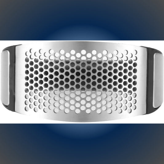 Effortless Stainless Steel Garlic Crusher Tool