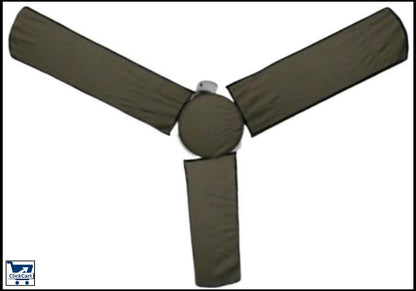 “4 Pcs Ceiling Fan Covers with Motor Cover – Grey/Black Washable & Dust-proof Set”