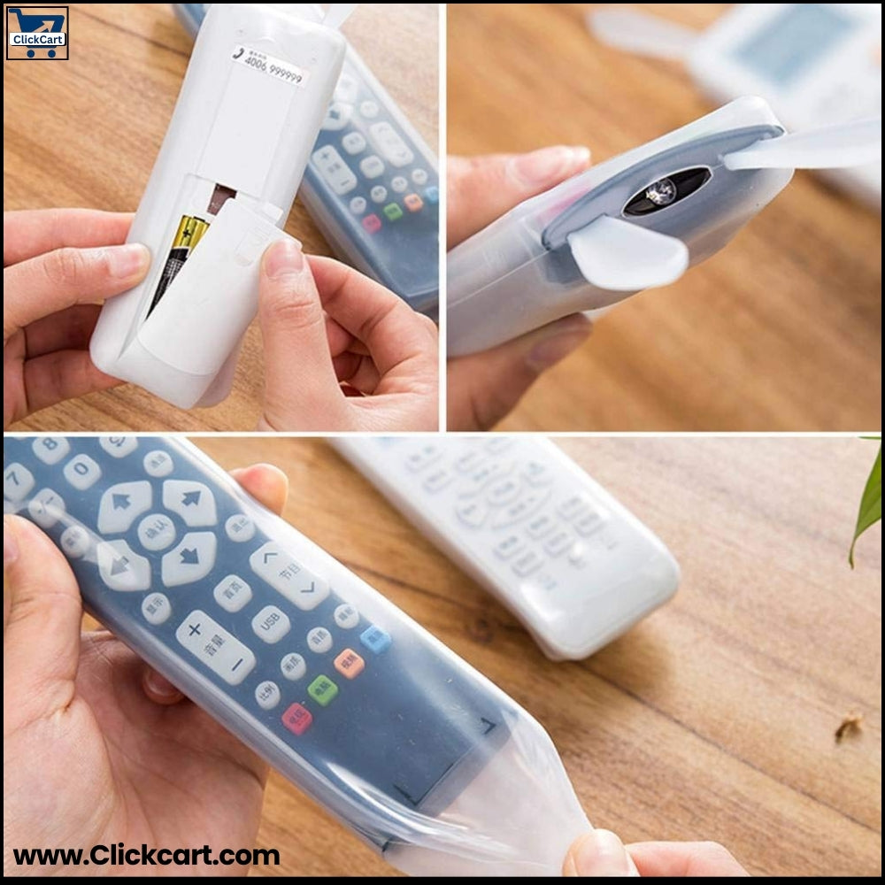 “Silicone Rabbit Remote Control Cover – Waterproof, Dust-proof Fluorescent Protection Pouch for TV & AC Remotes (Large)”