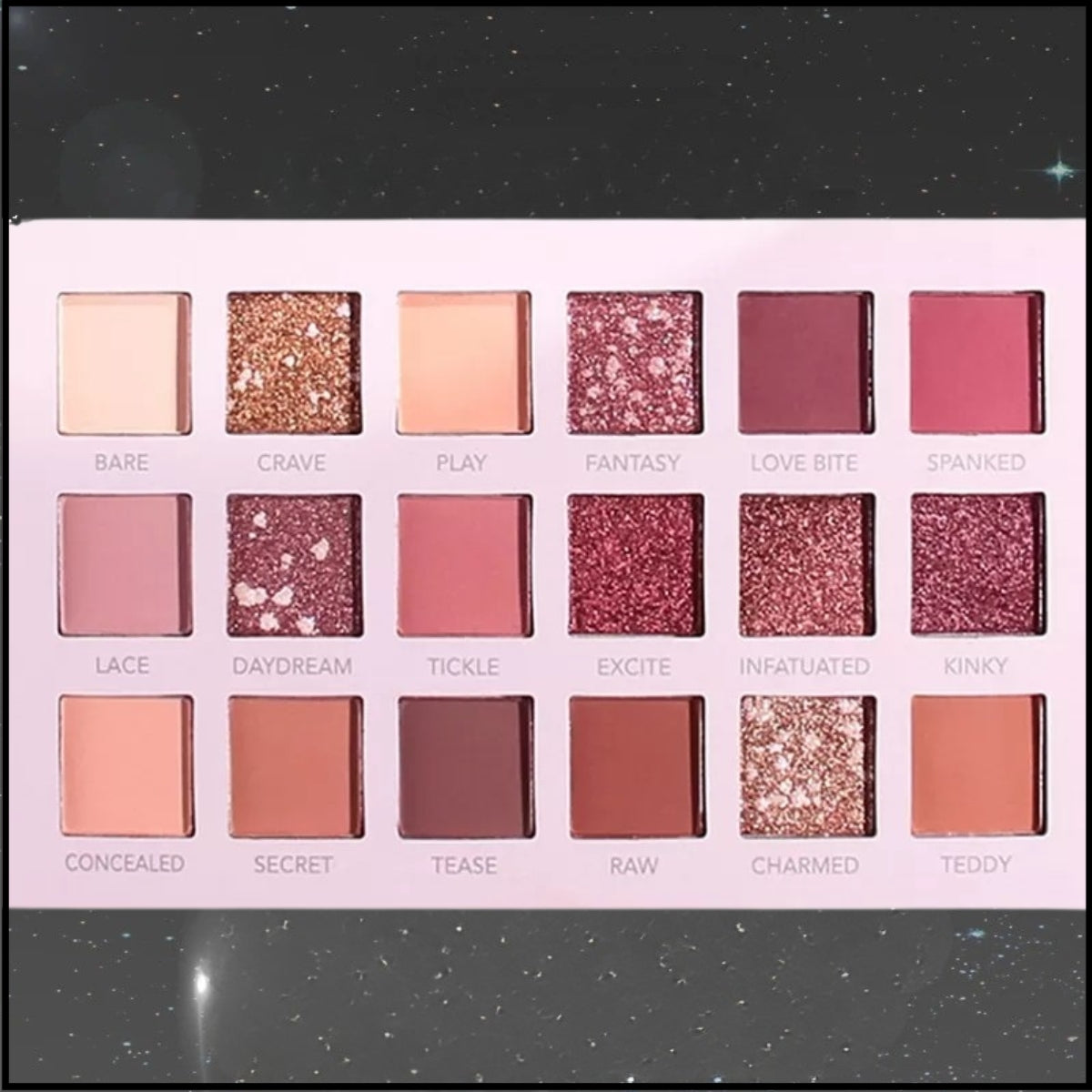 18-Color Nude Eyeshadow Palette – Long Lasting, Smooth Blend Makeup Palette