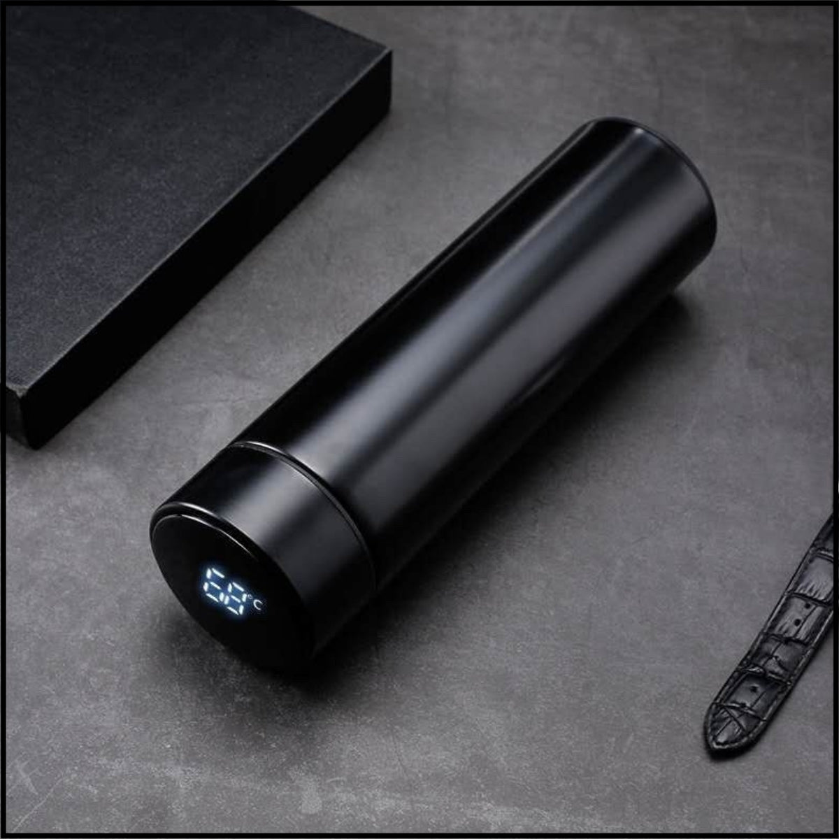 Smart LED Temperature Water Bottle 500ML Stainless Steel Hot & Cold Vacuum Flask for Everyday Use