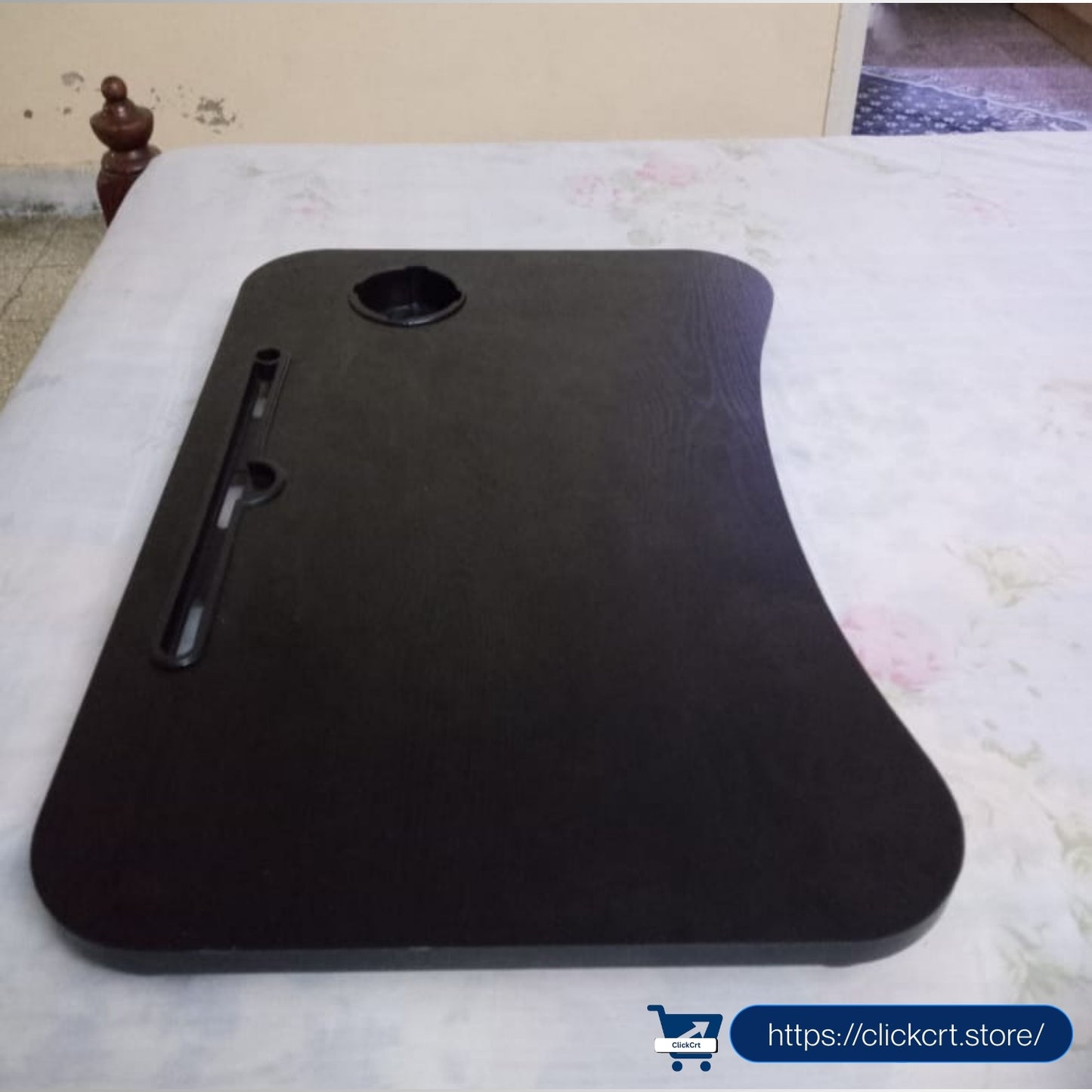 Portable Foldable Wooden Laptop Table for Bed & Sofa | Study, Work & Breakfast Desk