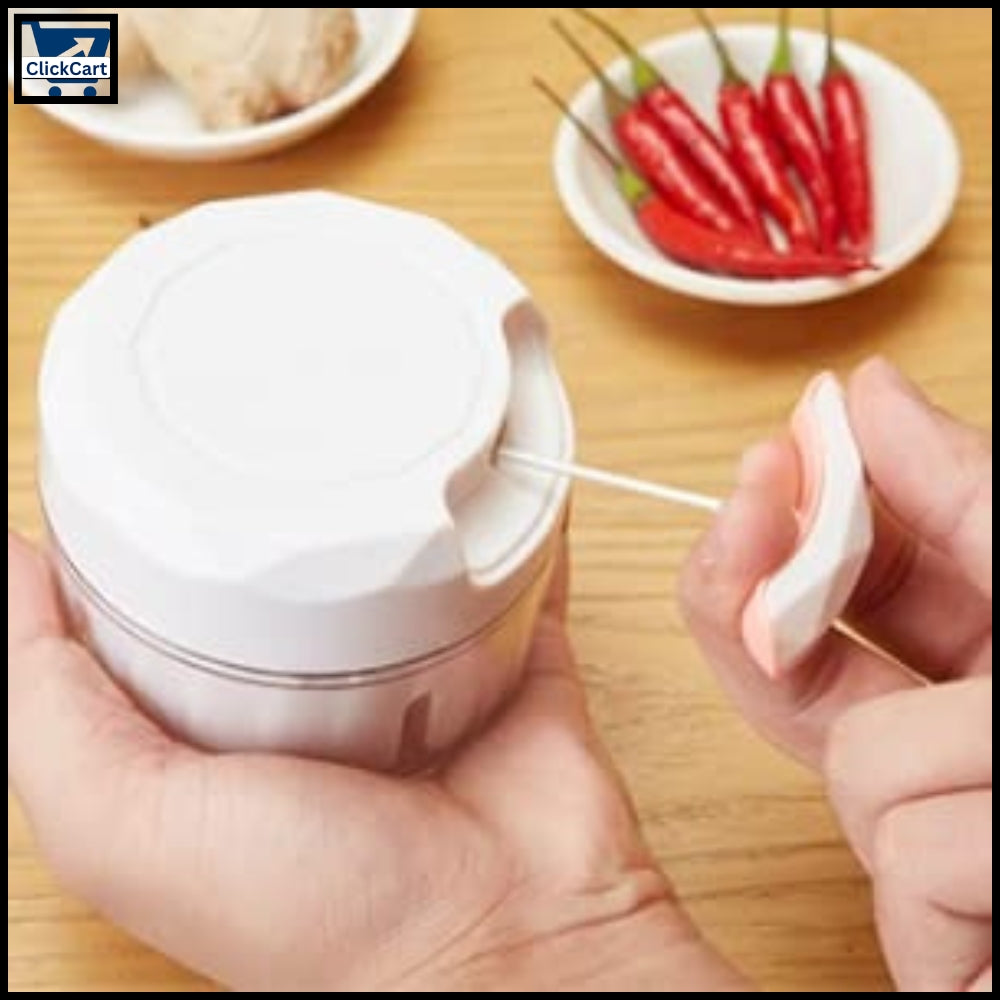 "Mini Multi-Function Hand Pull Garlic & Vegetable Chopper Mincer"