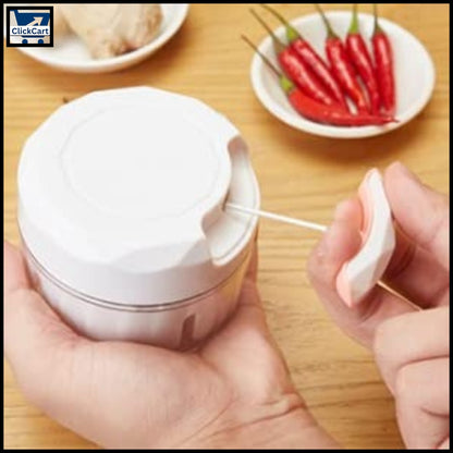 "Mini Multi-Function Hand Pull Garlic & Vegetable Chopper Mincer"