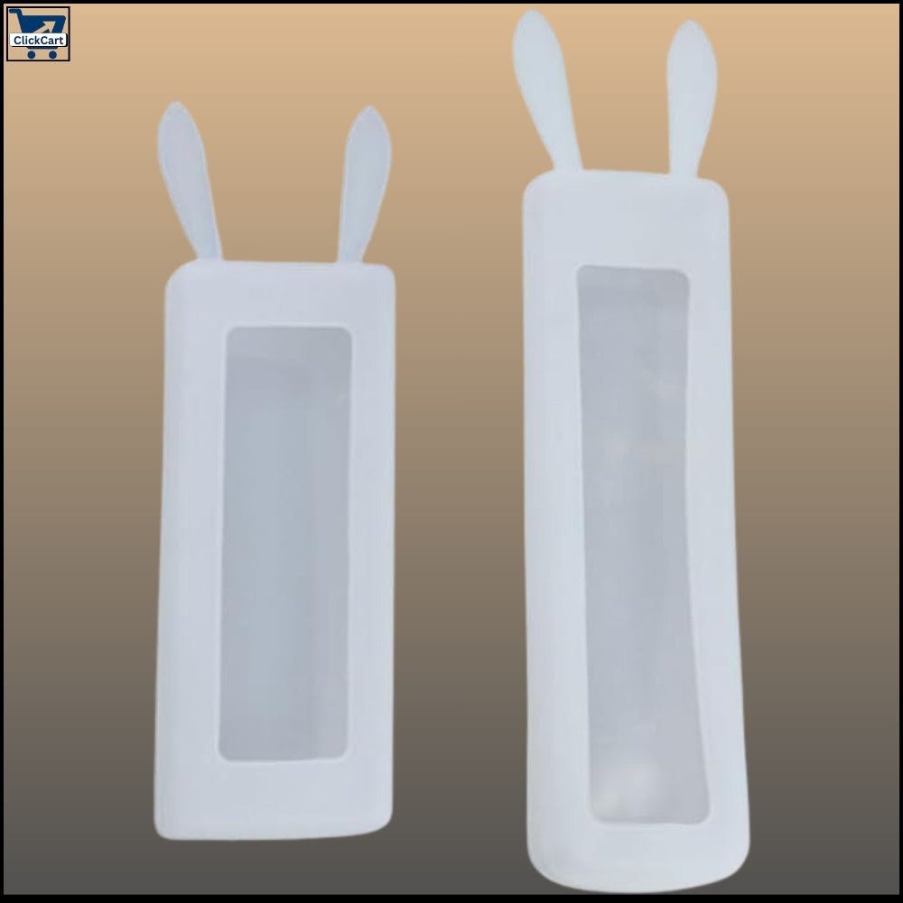 “Silicone Rabbit Remote Control Cover – Waterproof, Dust-proof Fluorescent Protection Pouch for TV & AC Remotes (Large)”