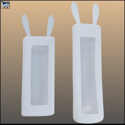 “Silicone Rabbit Remote Control Cover – Waterproof, Dust-proof Fluorescent Protection Pouch for TV & AC Remotes (Large)”