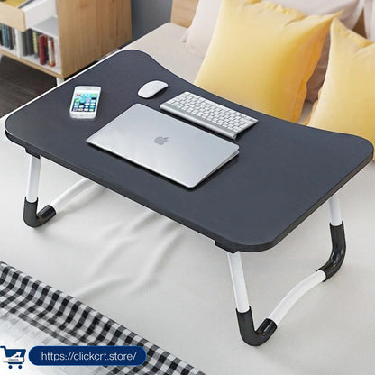 Portable Foldable Wooden Laptop Table for Bed & Sofa | Study, Work & Breakfast Desk