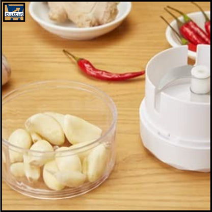 "Mini Multi-Function Hand Pull Garlic & Vegetable Chopper Mincer"