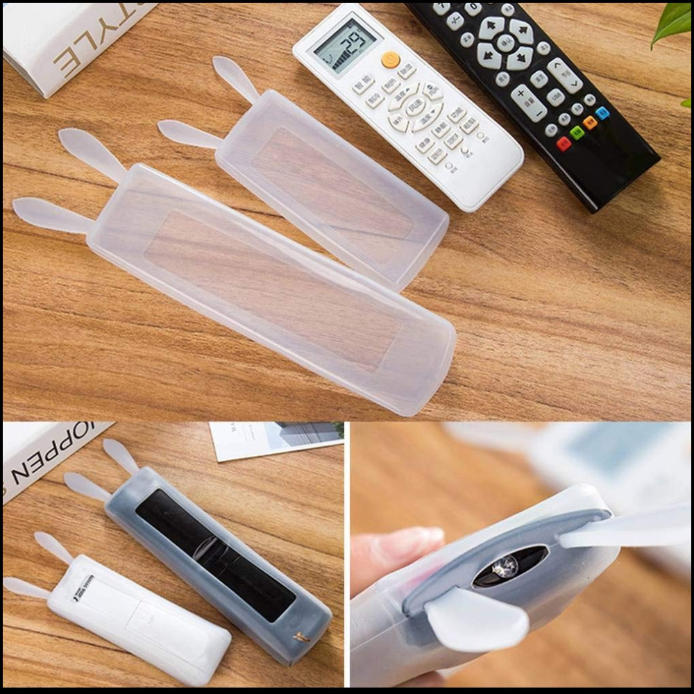 “Silicone Rabbit Remote Control Cover – Waterproof, Dust-proof Fluorescent Protection Pouch for TV & AC Remotes (Large)”