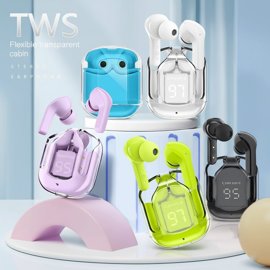 Air31 Transparent Wireless Earbuds.