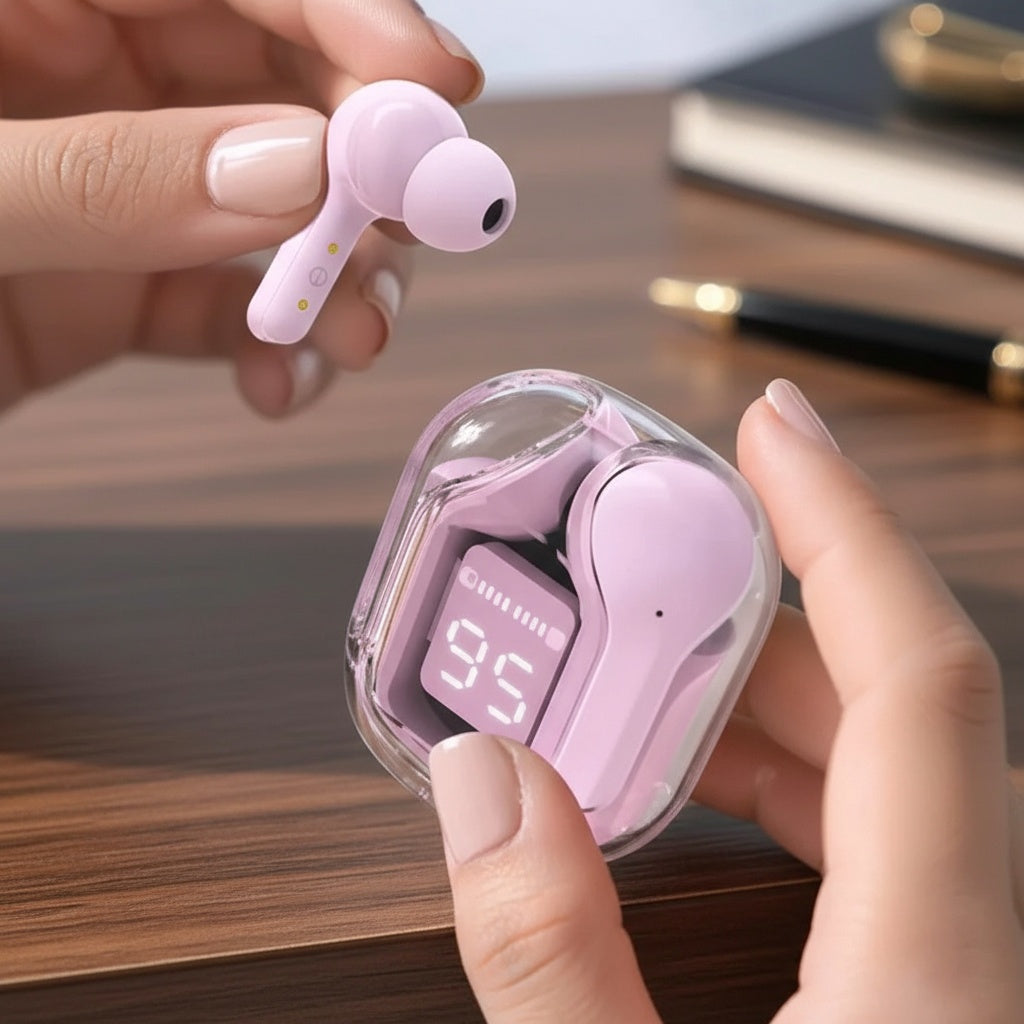 Air31 Transparent Wireless Earbuds.