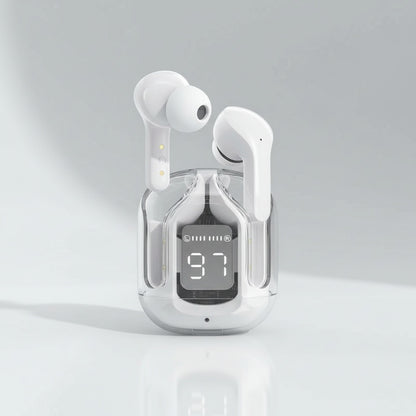 Air31 Transparent Earbuds With Free Pouch.