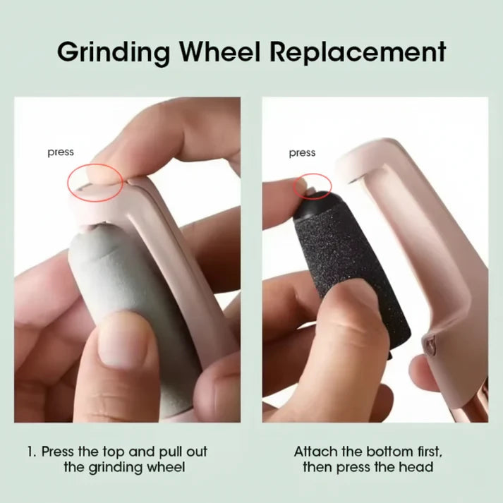 Electric Callus Remover – Rechargeable Foot Care Tool for Smooth Heels